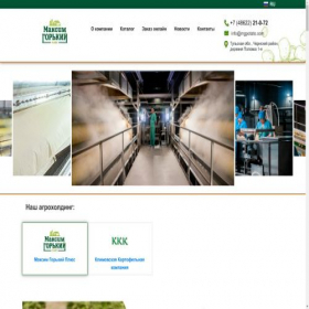 Скриншот главной страницы сайта mgpotato.com