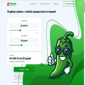 Скриншот главной страницы сайта mgzaim.ru
