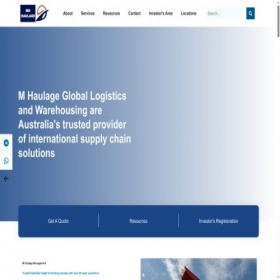 Скриншот главной страницы сайта mhaulagegroup.com