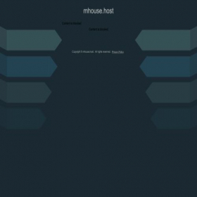 Скриншот главной страницы сайта mhouse.host