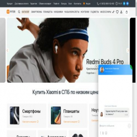 Скриншот главной страницы сайта mi-piter.ru