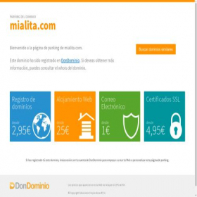Скриншот главной страницы сайта mialita.com