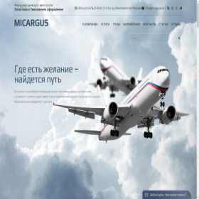 Скриншот главной страницы сайта micargus.ru