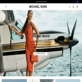 Скриншот главной страницы сайта michaelkorssrbija.com
