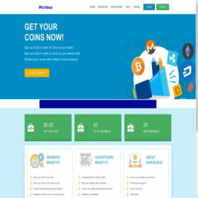 Скриншот главной страницы сайта michbux.site