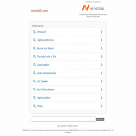 Скриншот главной страницы сайта microlab24.com