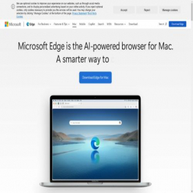 Скриншот главной страницы сайта microsoftedgewelcome.microsoft.com