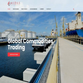 Скриншот главной страницы сайта midasglobal.com.sg