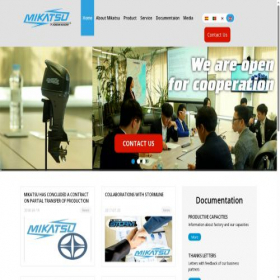 Скриншот главной страницы сайта mikatsu.net