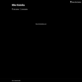 Скриншот главной страницы сайта mikeklubnika.itch.io