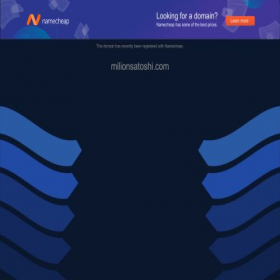 Скриншот главной страницы сайта milionsatoshi.com