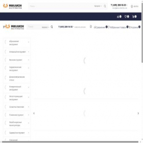 Скриншот главной страницы сайта milliontool.ru