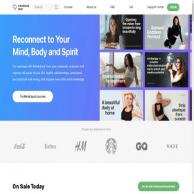 Скриншот главной страницы сайта mindcloud.club