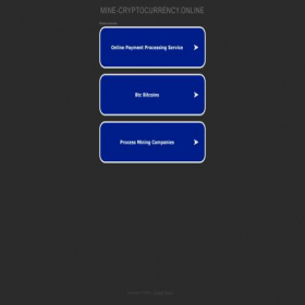 Скриншот главной страницы сайта mine-cryptocurrency.online
