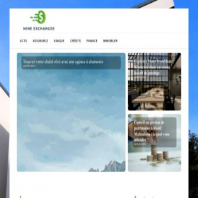 Скриншот главной страницы сайта mine-exchangee.com