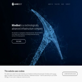 Скриншот главной страницы сайта minebest.com