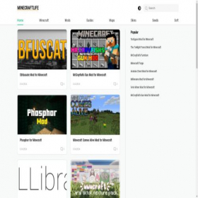 Скриншот главной страницы сайта minecraftlife.com