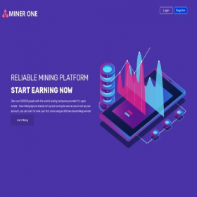 Скриншот главной страницы сайта minerone.org