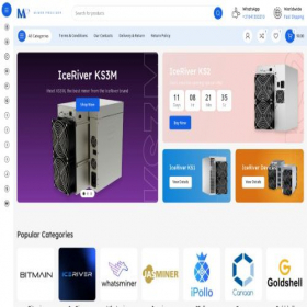 Скриншот главной страницы сайта minersprovider.com