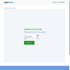 Скриншот главной страницы сайта minethrive.com