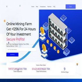 Скриншот главной страницы сайта minetrx.org
