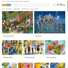 Скриншот главной страницы сайта miniciti.ru