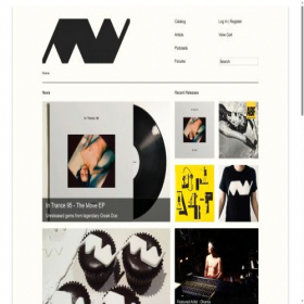 Скриншот главной страницы сайта minimalwave.com