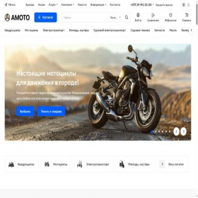 Скриншот главной страницы сайта minimoto.by