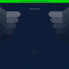 Скриншот главной страницы сайта mining-farm.mobi