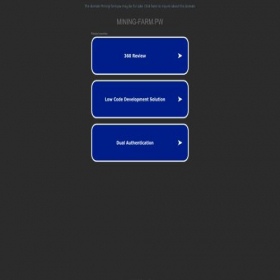 Скриншот главной страницы сайта mining-farm.pw
