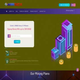 Скриншот главной страницы сайта miningbuzz.io
