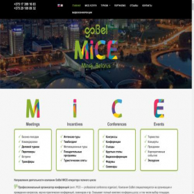 Скриншот главной страницы сайта minskmice.com