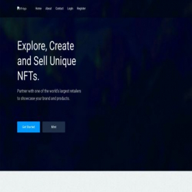 Скриншот главной страницы сайта mintnftstore.com