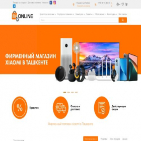 Скриншот главной страницы сайта mionline.uz