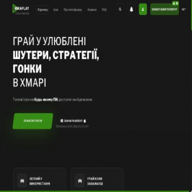 Скриншот главной страницы сайта miraplay.cloud