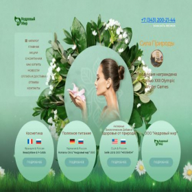 Скриншот главной страницы сайта mirkedr.ru