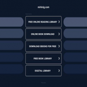 Скриншот главной страницы сайта mirknig.com
