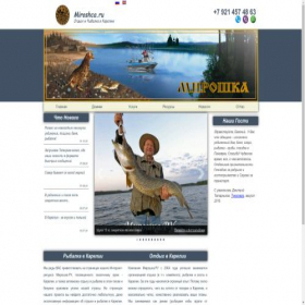Скриншот главной страницы сайта miroshca.ru