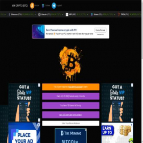 Скриншот главной страницы сайта mix-crypto.com