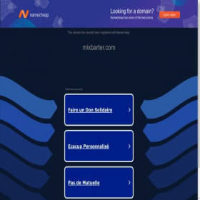 Скриншот главной страницы сайта mixbarter.com
