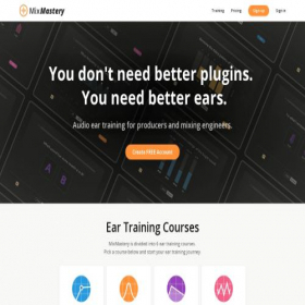 Скриншот главной страницы сайта mixmastery.com