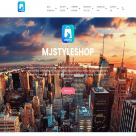 Скриншот главной страницы сайта mjstyle.shopping