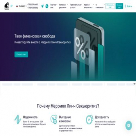 Скриншот главной страницы сайта mlsecurities.net