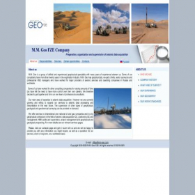 Скриншот главной страницы сайта mm-geo.com