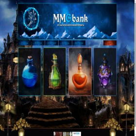 Скриншот главной страницы сайта mmgame-bank.com
