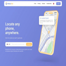 Скриншот главной страницы сайта mobefind.com