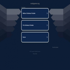 Скриншот главной страницы сайта mobigamer.org
