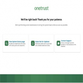 Скриншот главной страницы сайта mobile-data.onetrust.io