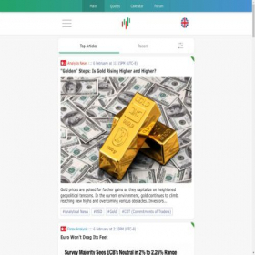 Скриншот главной страницы сайта mobile.fx.co
