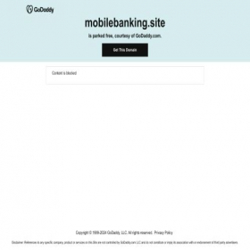 Скриншот главной страницы сайта mobilebanking.site